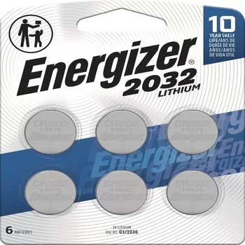 Energizer 3V 2032 Lithium Batteries (6 PACK)